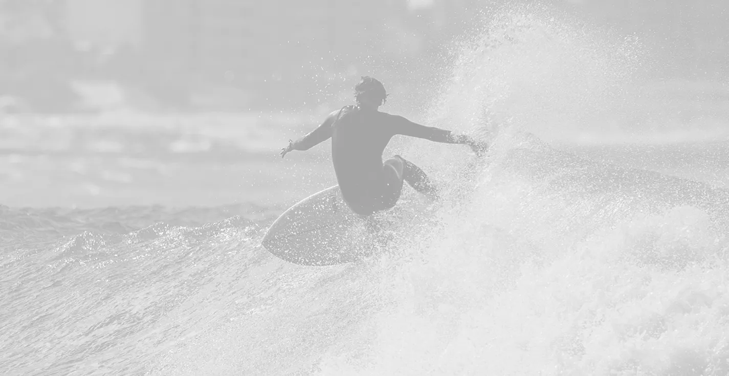 Surfer mid-turn — awareness, adjustment, flow in action